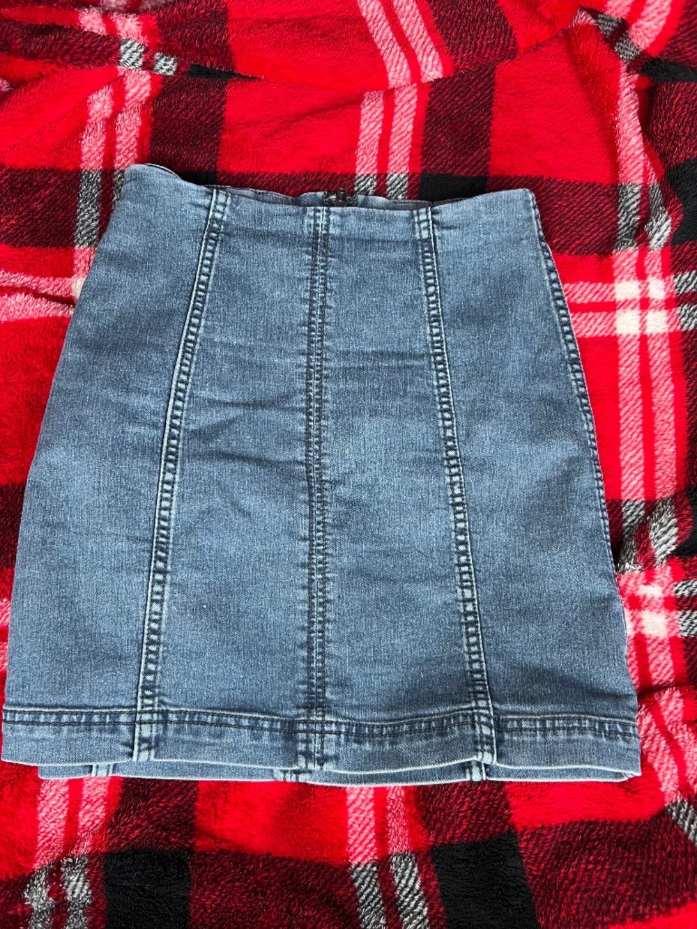 Free people denim skirt